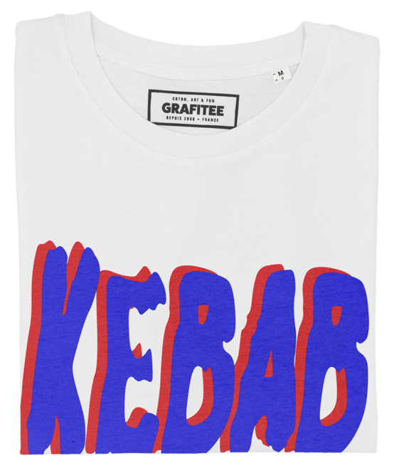 T-shirt Kebab Mayo blanc plié