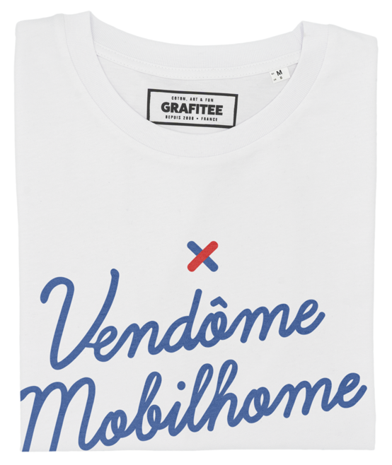 T-shirt Vendôme Mobilhome blanc plié