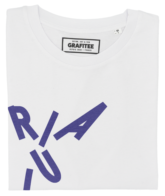 T-shirt Raúl Real Madrid blanc plié
