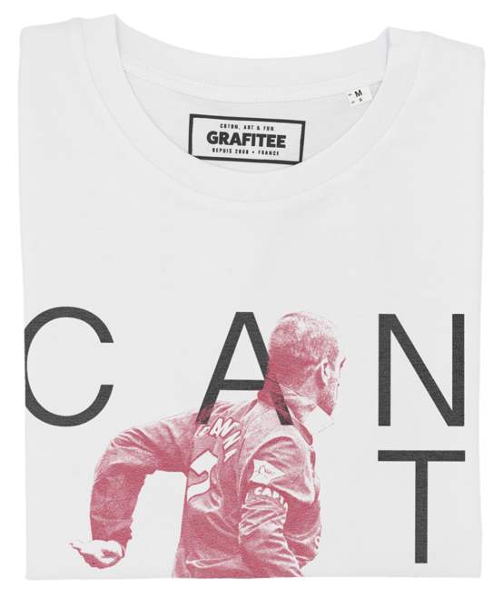 T-shirt Cantona blanc plié