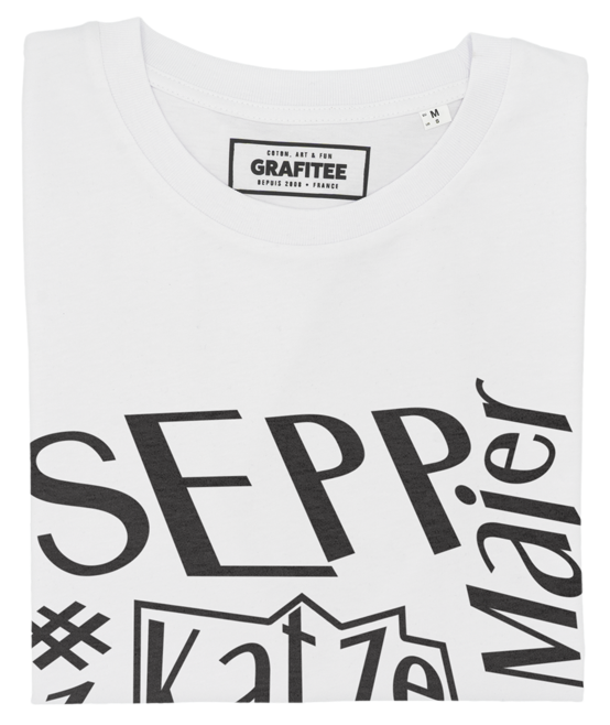 T-shirt Sepp Maier blanc plié