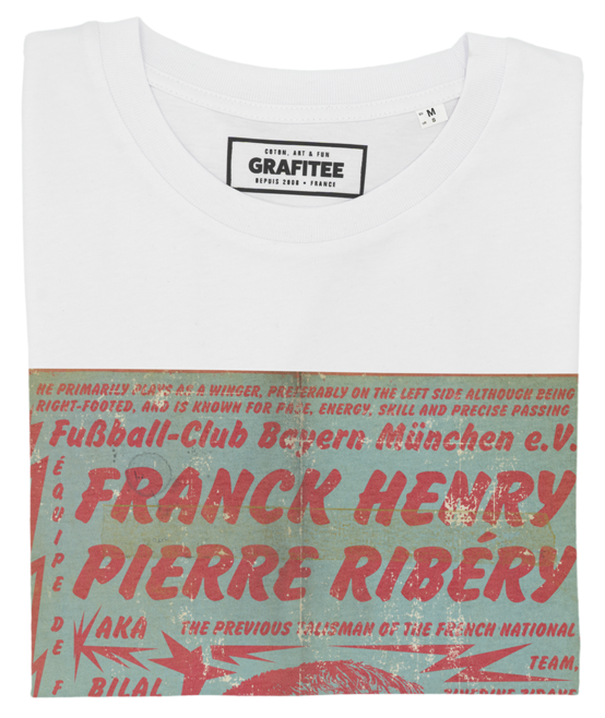 T-shirt Franck Ribery blanc plié