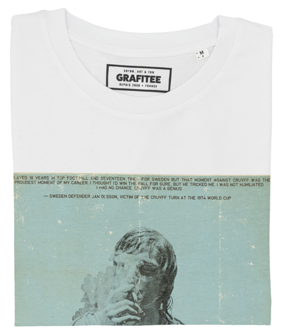 T-shirt Cruyff Ajax Amsterdam blanc plié