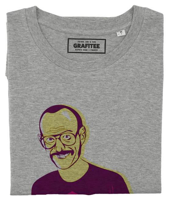 T-shirt Terry Richardson gris chiné plié
