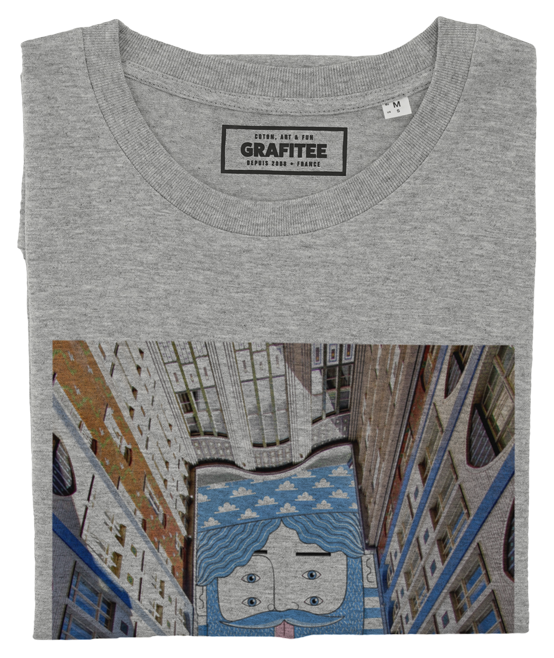 T-shirt L'Enfant de Berlin gris chiné plié