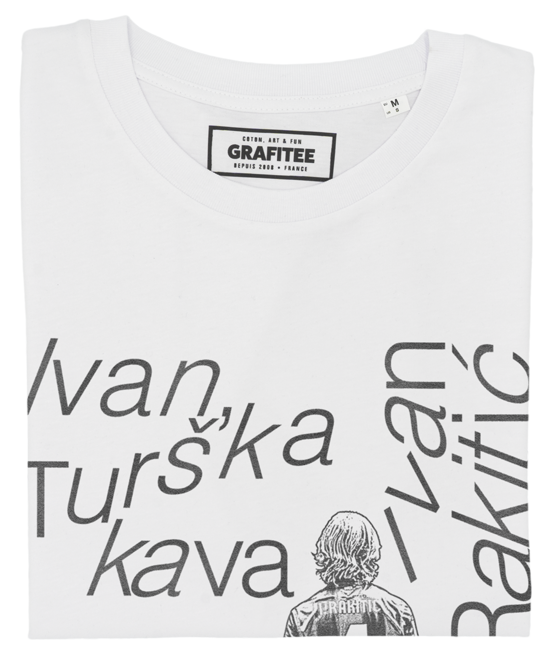 T-shirt Ivan Rakitic blanc plié
