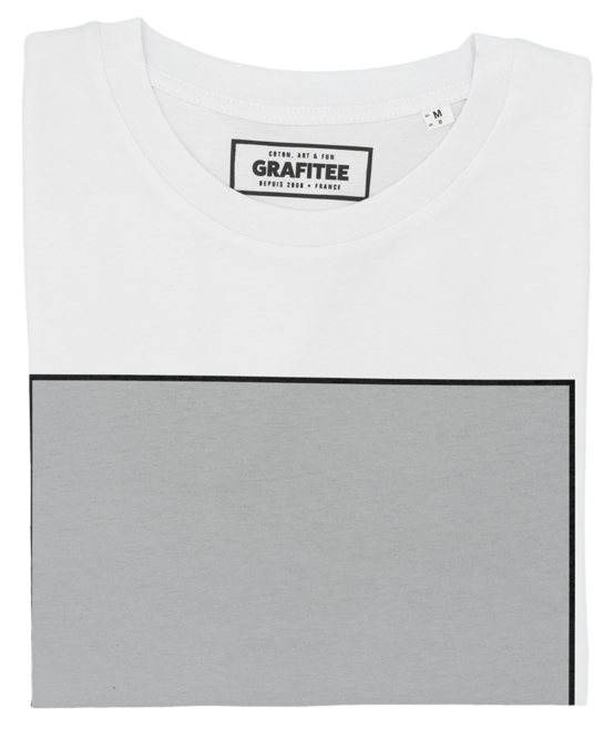 T-shirt Super Silver Haze blanc plié
