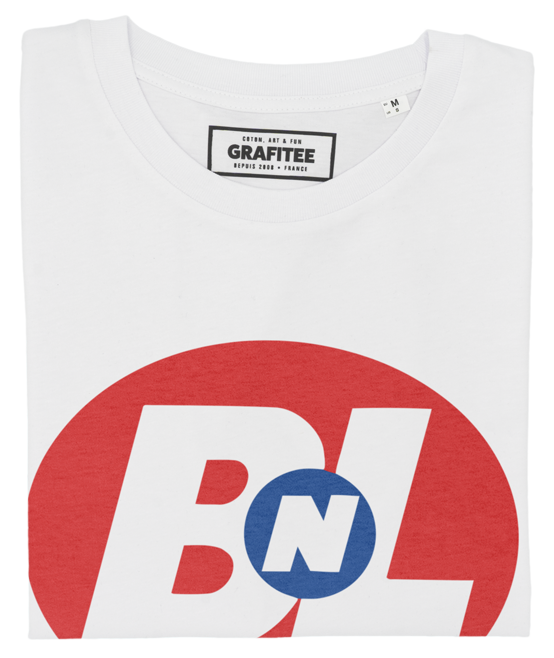 T-shirt Logo BNL blanc plié