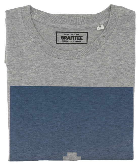 T-shirt Golf Atari gris chiné plié