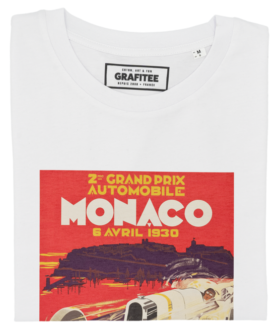 T-shirt Monaco GP 1930 blanc plié