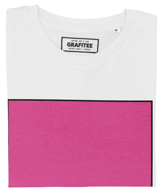 T-shirt Pink Kush blanc plié