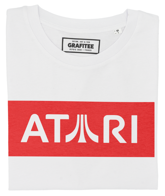 T-shirt Atari blanc plié