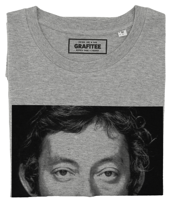 T-shirt Gainsbourg French Dandy gris chiné plié