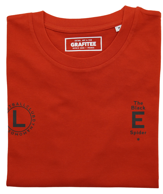 T-shirt Lev Yashin rouge plié