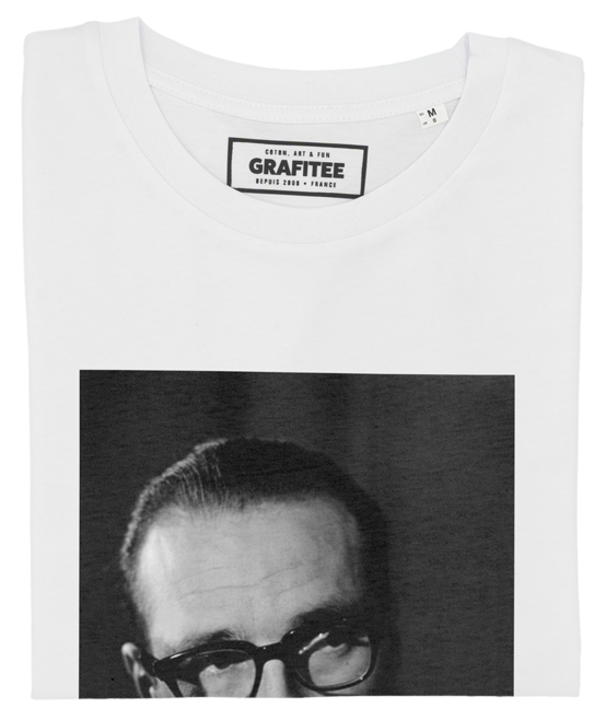 T-shirt Chirac Icone blanc plié