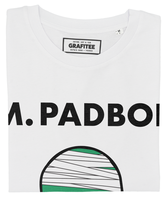 T-shirt Monsieur Padbol blanc plié