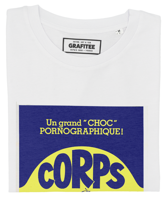 T-shirt Corps à Corps blanc plié