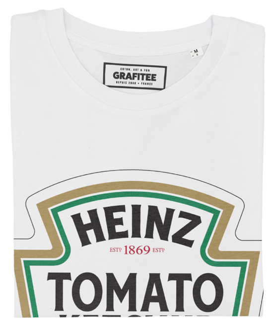 T-shirt Ketchup Heinz blanc plié