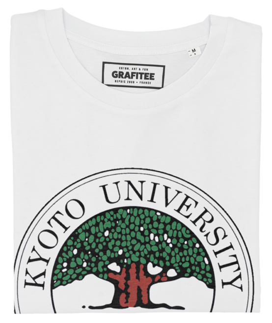 T-shirt Kyoto University blanc plié