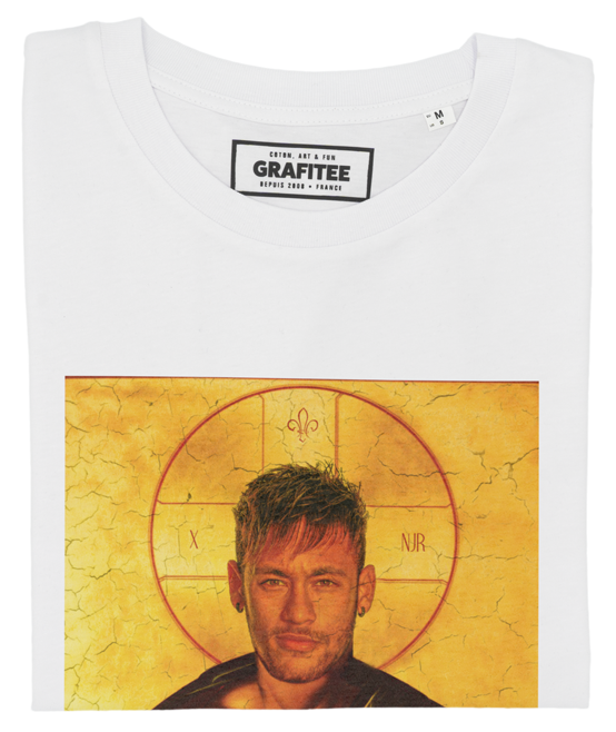 T-shirt Neymar Icone blanc plié