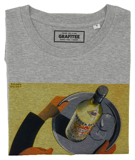 T-shirt Berger 45 gris chiné plié