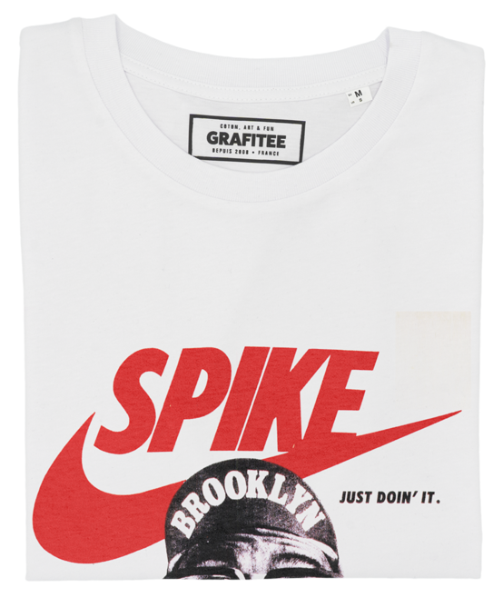T-shirt Spike Lee blanc plié