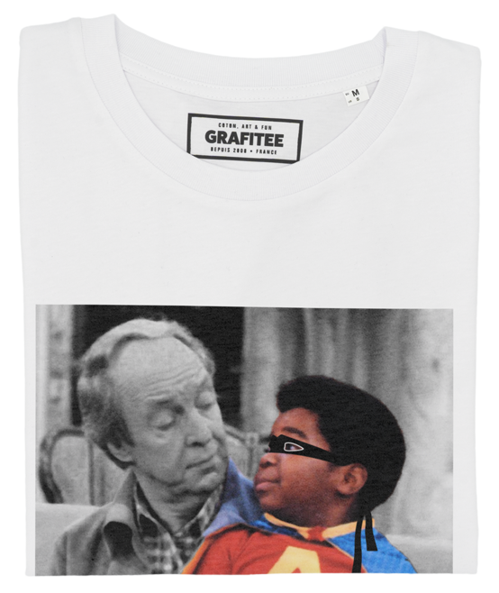 T-shirt Arnold & Willy blanc plié