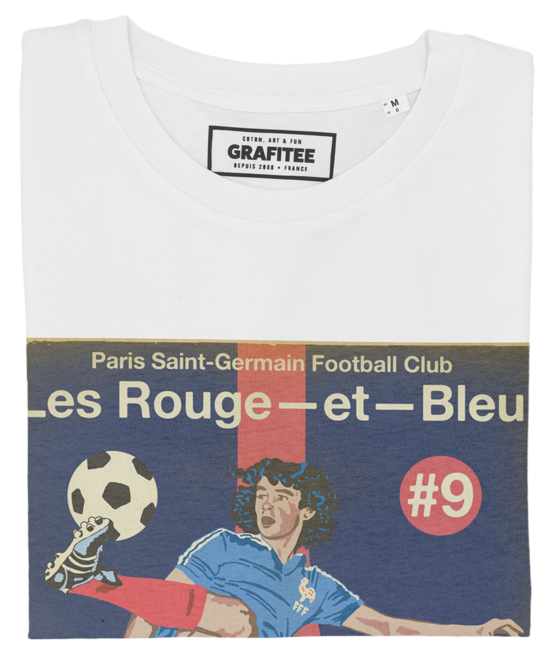 T-shirt Dominique Rocheteau blanc plié