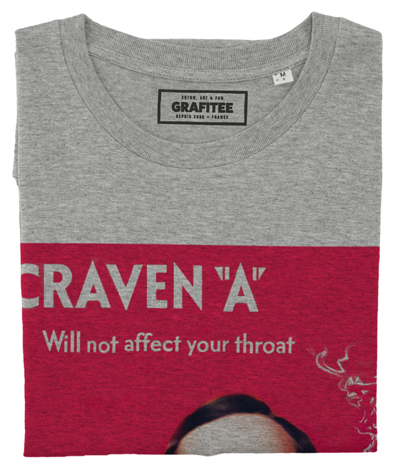 T-shirt Craven A gris chiné plié