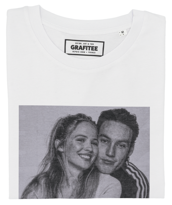 T-shirt Anita + Drazic blanc plié