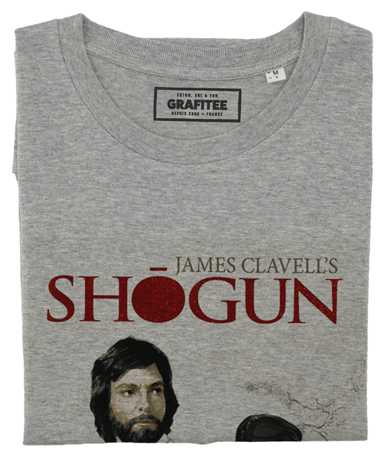 T-shirt Shogun gris chiné plié