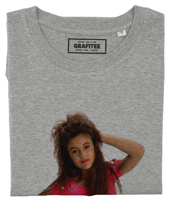 T-shirt Samantha gris chiné plié