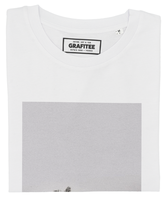 T-shirt DeLorean Palmiers blanc plié
