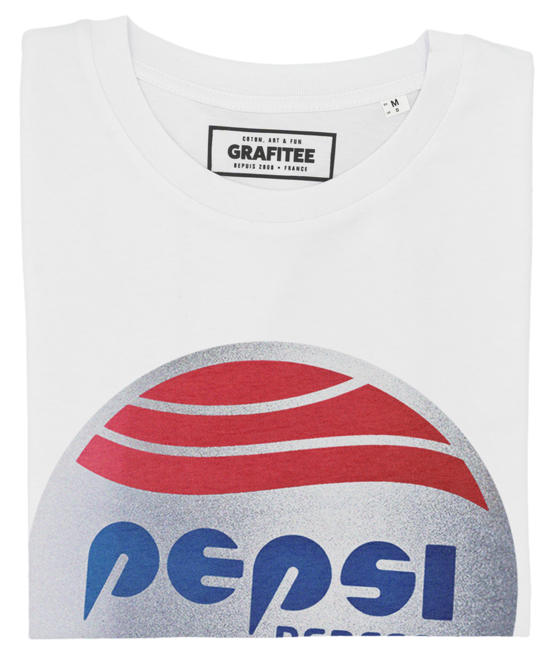 T-shirt Pepsi Perfect blanc plié