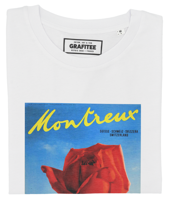 T-shirt Montreux blanc plié