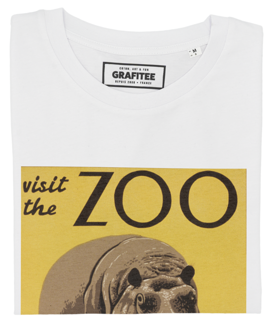 T-shirt Philadelphia Zoo blanc plié