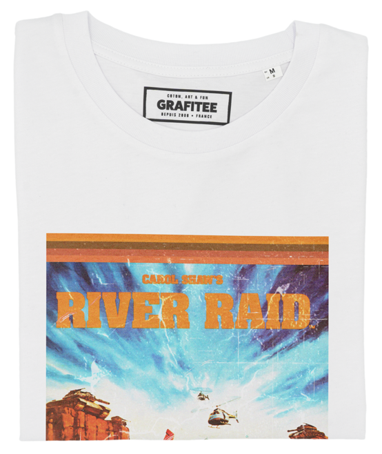 T-shirt River Raid blanc plié