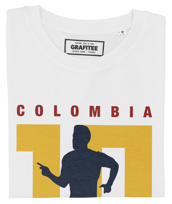 T-shirt James Rodriguez blanc plié