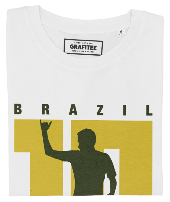 T-shirt Neymar Shaka blanc plié