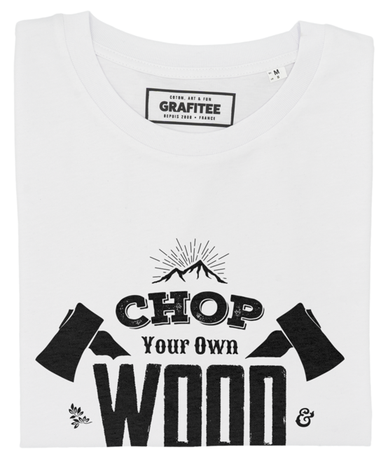T-shirt Chop Chop blanc plié