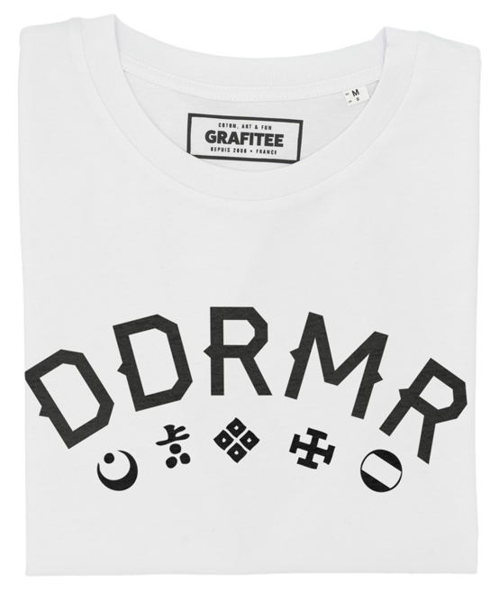 T-shirt DDRMR blanc plié