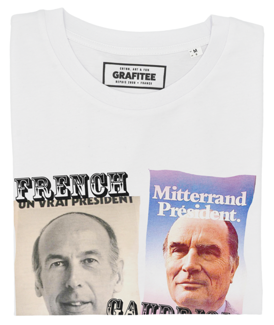 T-shirt French Gaudriole blanc plié
