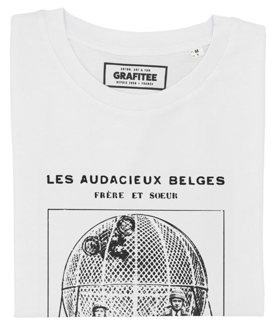 T-shirt Cage of Death blanc plié