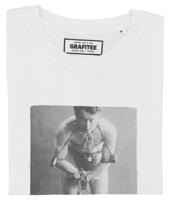 T-shirt Houdini blanc plié