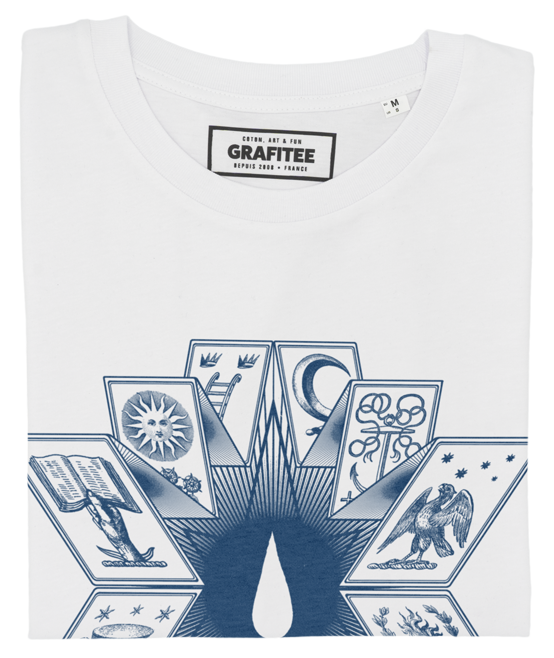 T-shirt Gambler blanc plié