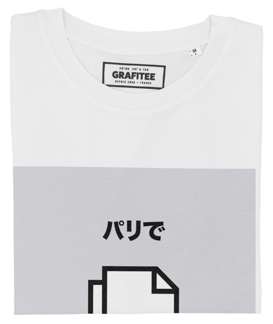 T-shirt Kami blanc plié