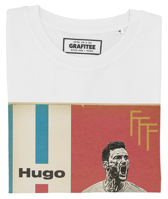 T-shirt Hugo Lloris blanc plié