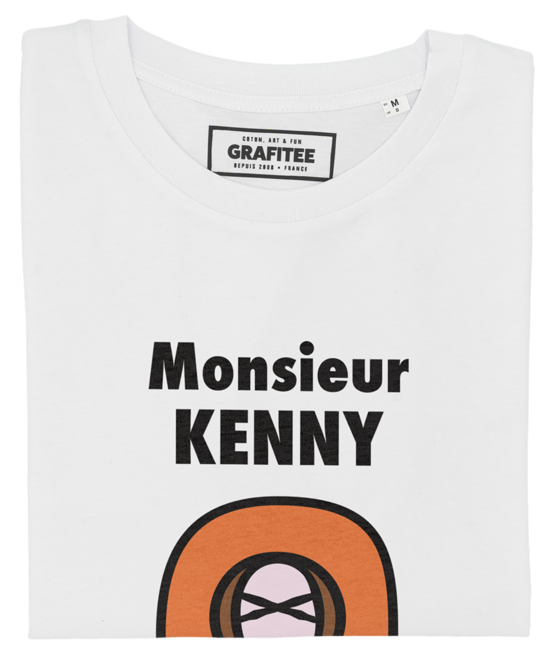 T-shirt Monsieur Kenny blanc plié