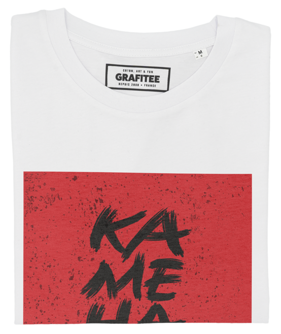 T-shirt Kamé Hamé Ha blanc plié