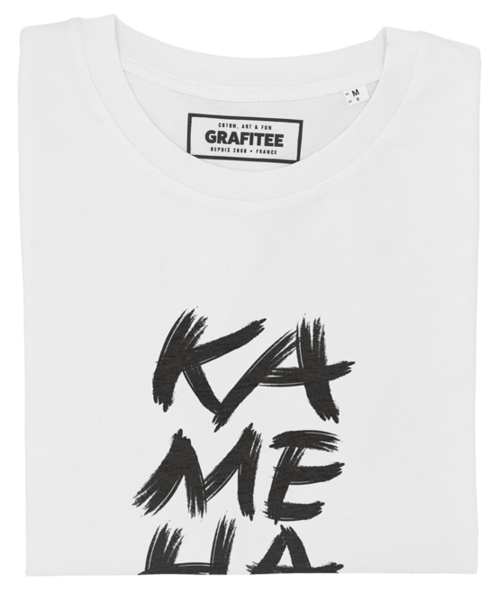 T-shirt Kamehameha blanc plié